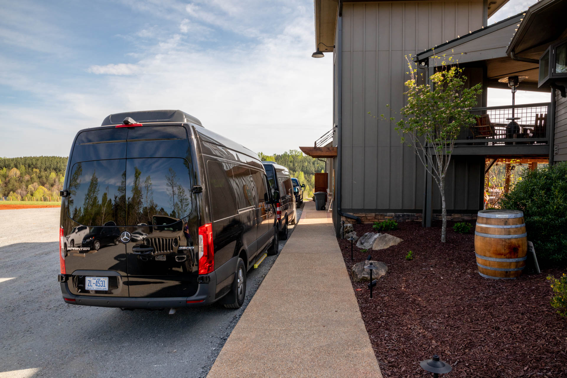 Corporate Travel by Van in Black