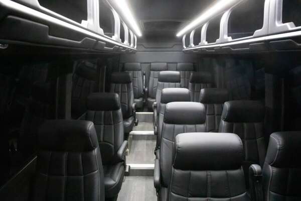 Book a 14 Passenger Luxury Van – Van in Black