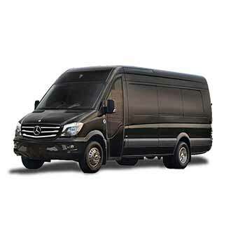 Van in Black- 12 Passenger Limo Van